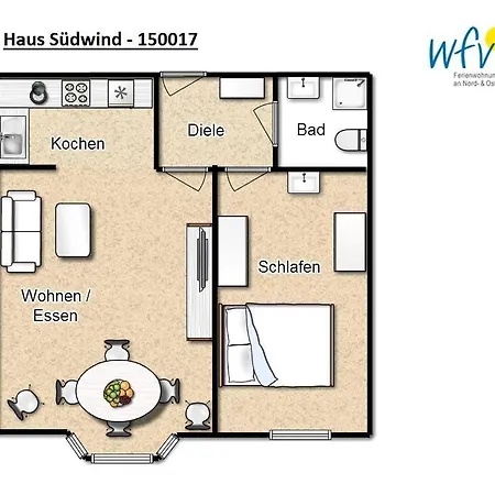 Appartement Haus Suedwind - 17 *